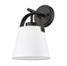 Wall Sconce Z-Lite 743-1S-MB Matte Black Z-Studio 1 Light Wall Sconce Z-Lite