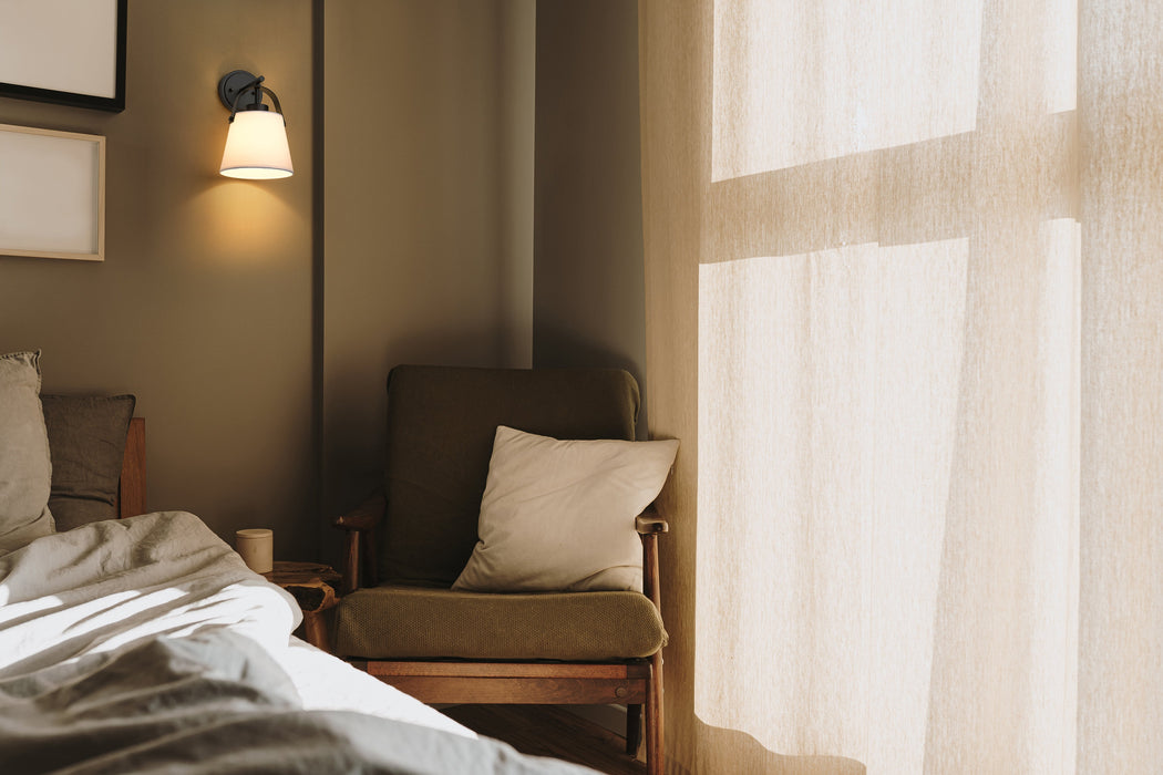 Wall Sconce Z-Lite 743-1S-MB Matte Black Z-Studio 1 Light Wall Sconce Z-Lite