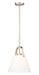 Pendant Z-Lite 743P12-BN Brushed Nickel Z-Studio 1 Light Pendant Z-Lite