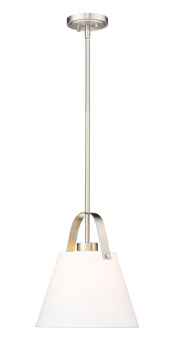 Pendant Z-Lite 743P12-BN Brushed Nickel Z-Studio 1 Light Pendant Z-Lite