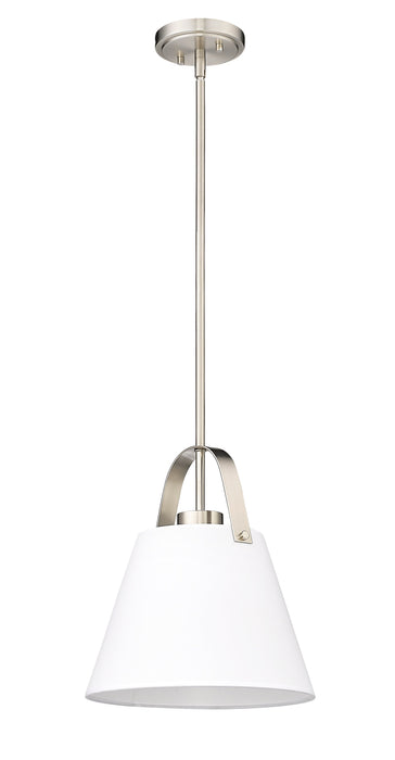 Pendant Z-Lite 743P12-BN Brushed Nickel Z-Studio 1 Light Pendant Z-Lite