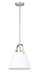 Pendant Z-Lite 743P12-BN Brushed Nickel Z-Studio 1 Light Pendant Z-Lite