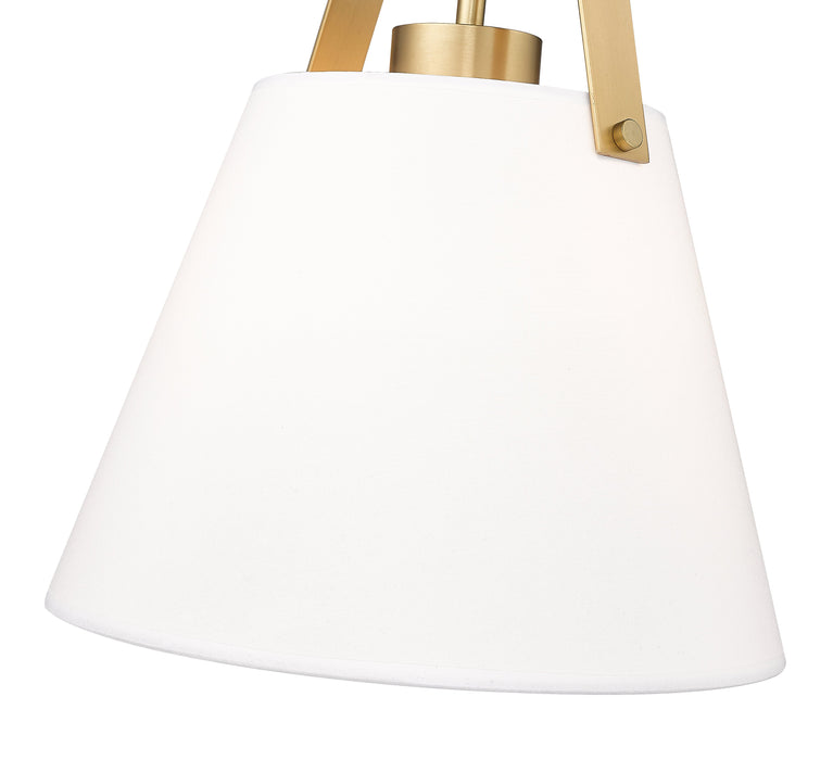 Pendant Z-Lite 743P12-HBR Heritage Brass Z-Studio 1 Light Pendant Z-Lite