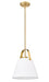 Pendant Z-Lite 743P12-HBR Heritage Brass Z-Studio 1 Light Pendant Z-Lite