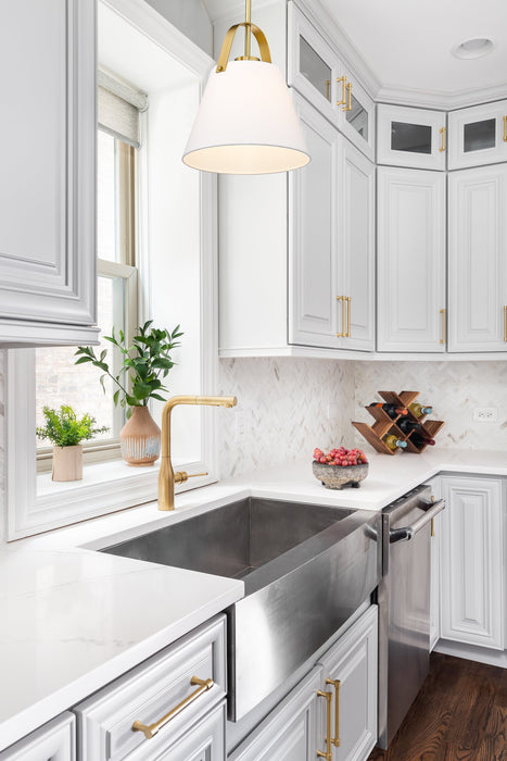 Pendant Z-Lite 743P12-HBR Heritage Brass Z-Studio 1 Light Pendant Z-Lite