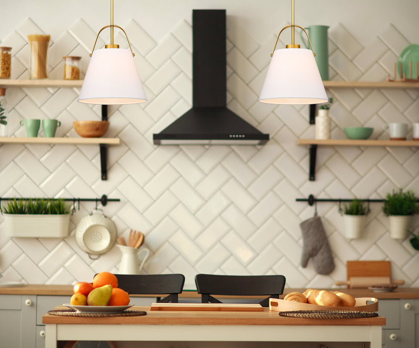 Pendant Z-Lite 743P12-HBR Heritage Brass Z-Studio 1 Light Pendant Z-Lite