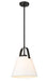 Pendant Z-Lite 743P12-MB Matte Black Z-Studio 1 Light Pendant Z-Lite