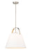 Pendant Z-Lite 743P18-BN Brushed Nickel Z-Studio 1 Light Pendant Z-Lite
