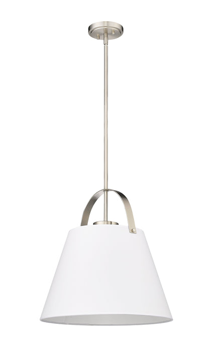 Pendant Z-Lite 743P18-BN Brushed Nickel Z-Studio 1 Light Pendant Z-Lite