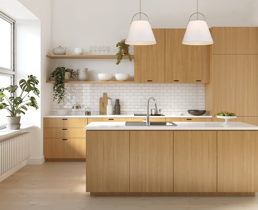 Pendant Z-Lite 743P18-BN Brushed Nickel Z-Studio 1 Light Pendant Z-Lite