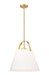 Pendant Z-Lite 743P18-HBR Heritage Brass Z-Studio 1 Light Pendant Z-Lite