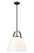 Pendant Z-Lite 743P18-MB Matte Black Z-Studio 1 Light Pendant Z-Lite