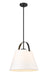 Pendant Z-Lite 743P18-MB Matte Black Z-Studio 1 Light Pendant Z-Lite