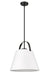 Pendant Z-Lite 743P18-MB Matte Black Z-Studio 1 Light Pendant Z-Lite