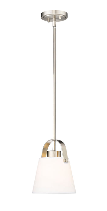 Pendant Z-Lite 743P8-BN Brushed Nickel Z-Studio 1 Light Pendant Z-Lite