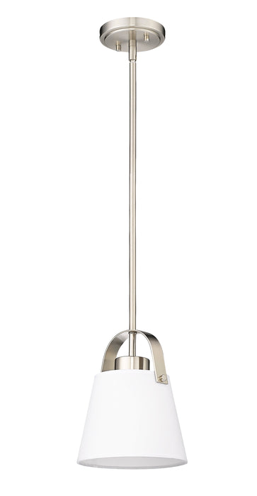 Pendant Z-Lite 743P8-BN Brushed Nickel Z-Studio 1 Light Pendant Z-Lite