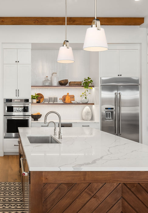 Pendant Z-Lite 743P8-BN Brushed Nickel Z-Studio 1 Light Pendant Z-Lite