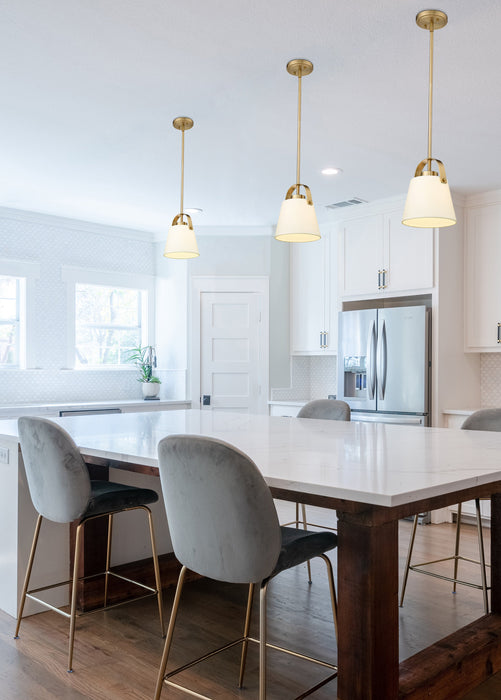 Pendant Z-Lite 743P8-HBR Heritage Brass Z-Studio 1 Light Pendant Z-Lite