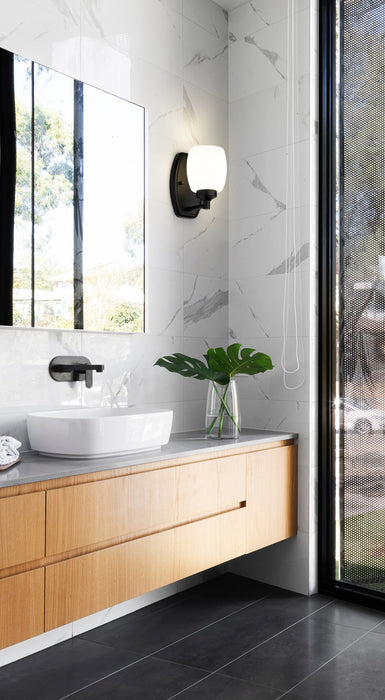 Wall Sconce Z-Lite 745-1S-MB Matte Black Kendrick 1 Light Wall Sconce Z-Lite