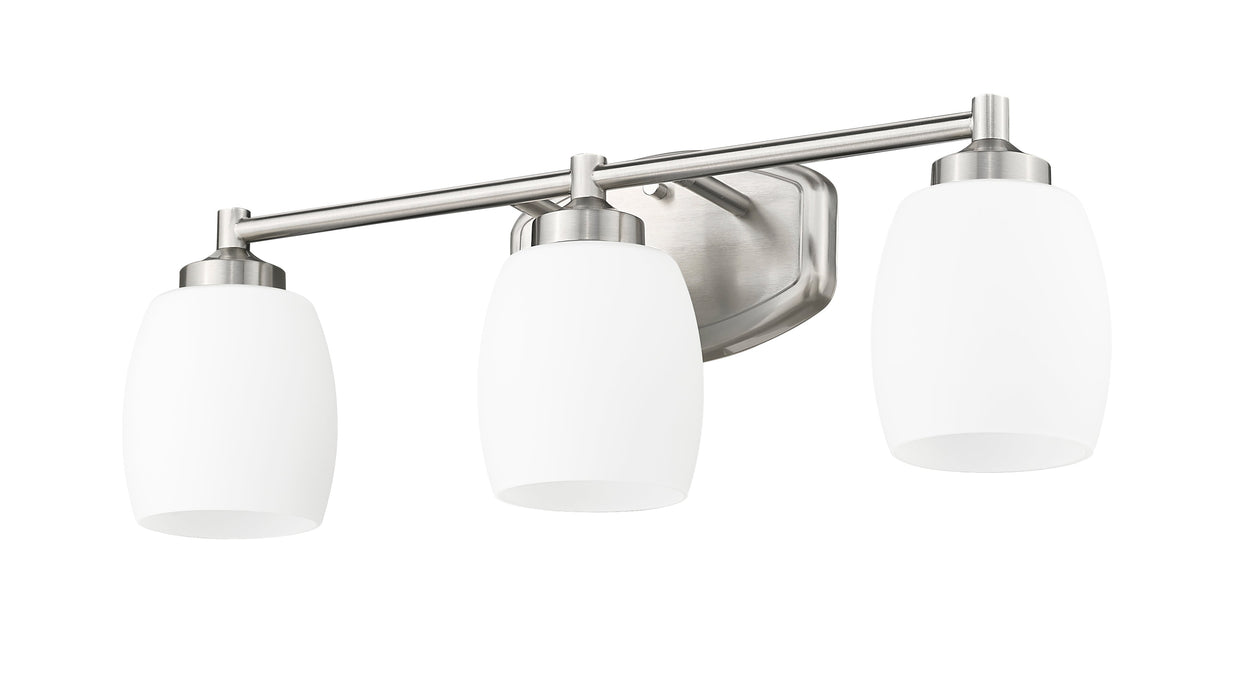 Vanity Z-Lite 745-3V-BN Brushed Nickel Kendrick 3 Light Vanity Z-Lite