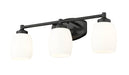 Vanity Z-Lite 745-3V-MB Matte Black Kendrick 3 Light Vanity Z-Lite