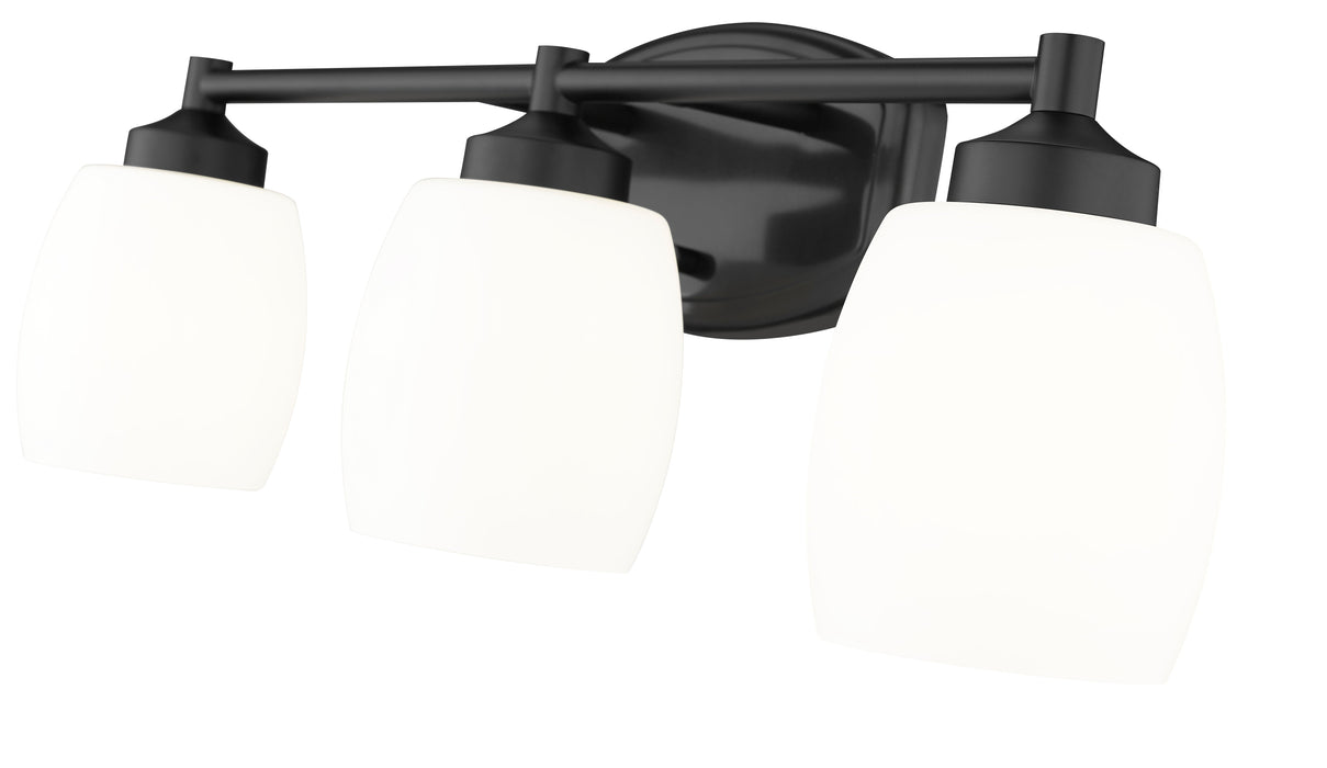 Vanity Z-Lite 745-3V-MB Matte Black Kendrick 3 Light Vanity Z-Lite