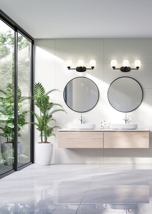 Vanity Z-Lite 745-3V-MB Matte Black Kendrick 3 Light Vanity Z-Lite