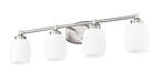 Vanity Z-Lite 745-4V-BN Brushed Nickel Kendrick 4 Light Vanity Z-Lite