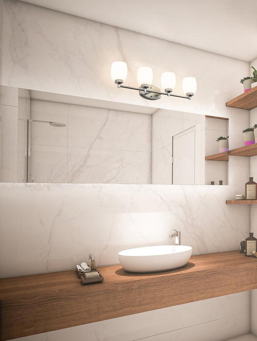 Vanity Z-Lite 745-4V-BN Brushed Nickel Kendrick 4 Light Vanity Z-Lite