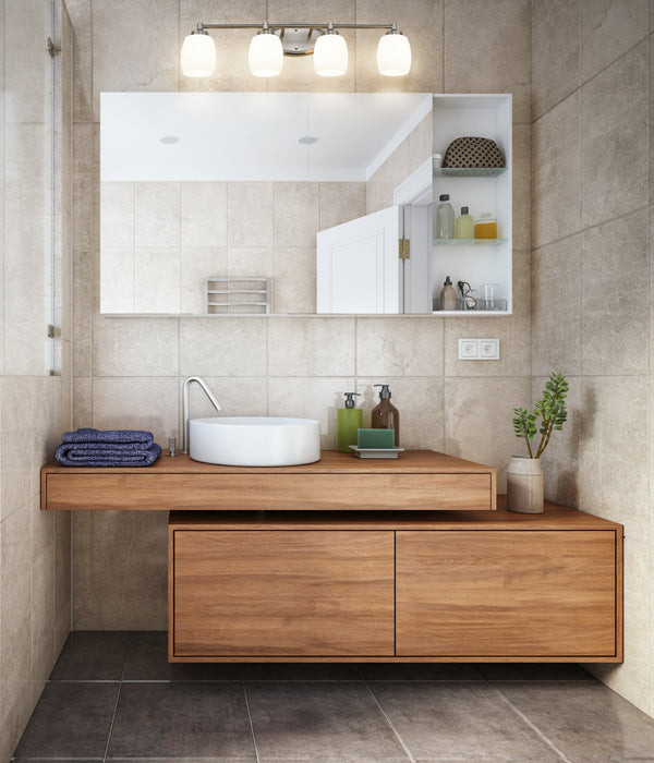 Vanity Z-Lite 745-4V-BN Brushed Nickel Kendrick 4 Light Vanity Z-Lite