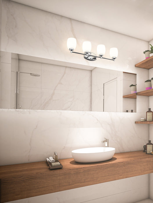 Vanity Z-Lite 745-4V-CH Chrome Kendrick 4 Light Vanity Z-Lite