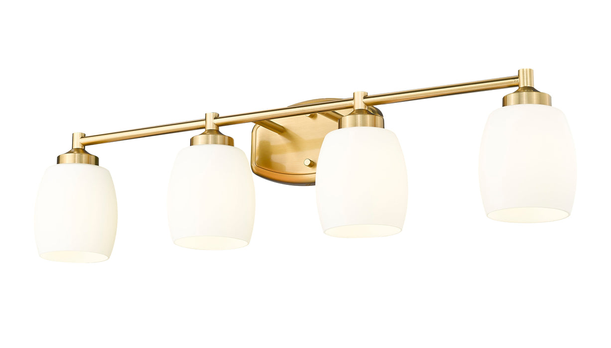 Vanity Z-Lite 745-4V-LG Luxe Gold Kendrick 4 Light Vanity Z-Lite