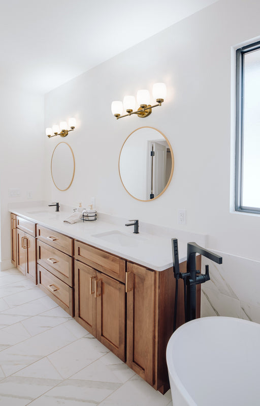 Vanity Z-Lite 745-4V-LG Luxe Gold Kendrick 4 Light Vanity Z-Lite