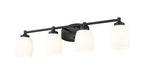 Vanity Z-Lite 745-4V-MB Matte Black Kendrick 4 Light Vanity Z-Lite