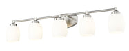 Vanity Z-Lite 745-5V-BN Brushed Nickel Kendrick 5 Light Vanity Z-Lite