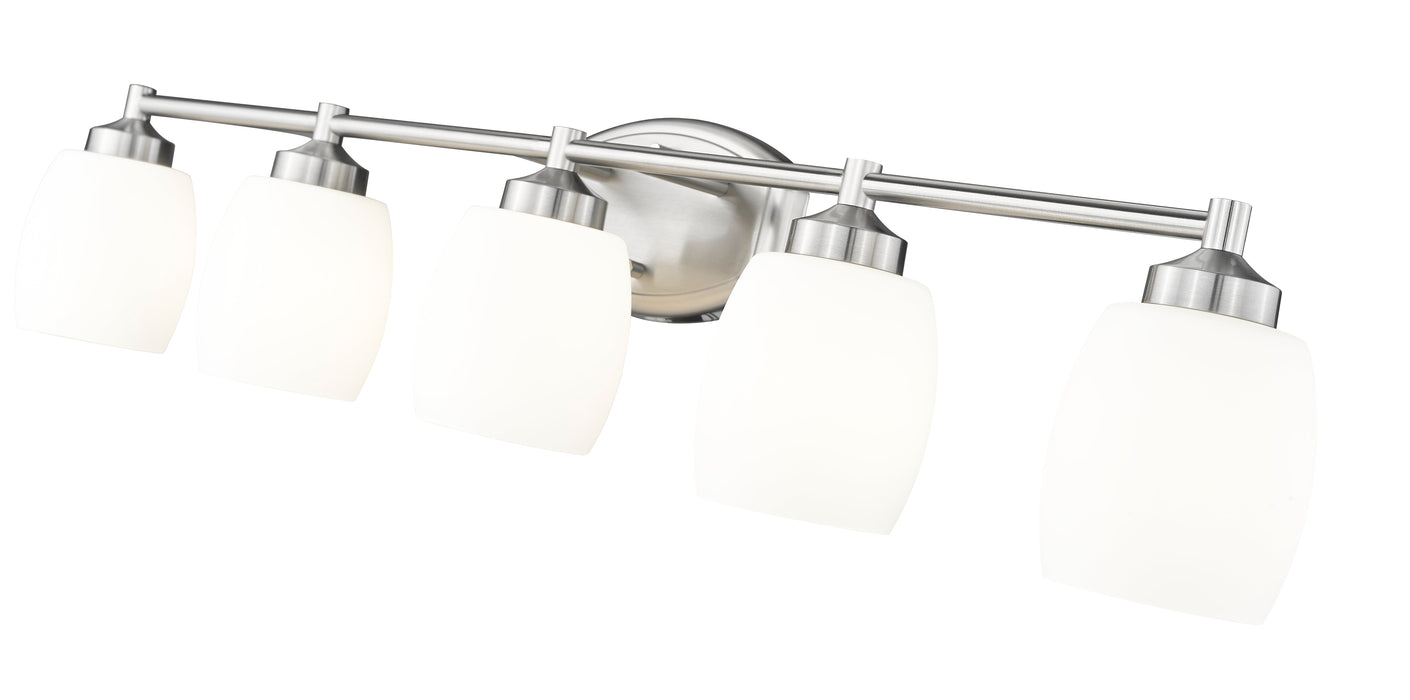 Vanity Z-Lite 745-5V-BN Brushed Nickel Kendrick 5 Light Vanity Z-Lite