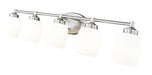Vanity Z-Lite 745-5V-BN Brushed Nickel Kendrick 5 Light Vanity Z-Lite