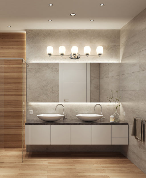 Vanity Z-Lite 745-5V-BN Brushed Nickel Kendrick 5 Light Vanity Z-Lite
