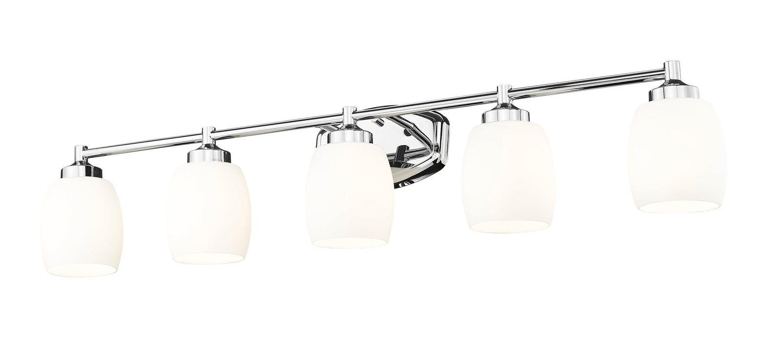 Vanity Z-Lite 745-5V-CH Chrome Kendrick 5 Light Vanity Z-Lite