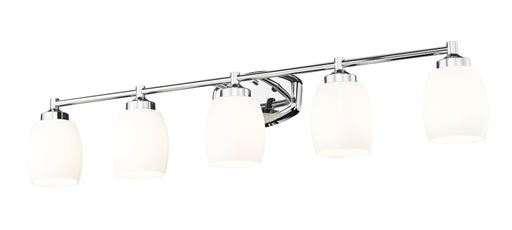 Vanity Z-Lite 745-5V-CH Chrome Kendrick 5 Light Vanity Z-Lite