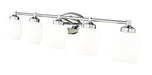 Vanity Z-Lite 745-5V-CH Chrome Kendrick 5 Light Vanity Z-Lite