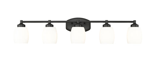 Vanity Z-Lite 745-5V-MB Matte Black Kendrick 5 Light Vanity Z-Lite
