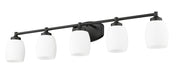 Vanity Z-Lite 745-5V-MB Matte Black Kendrick 5 Light Vanity Z-Lite