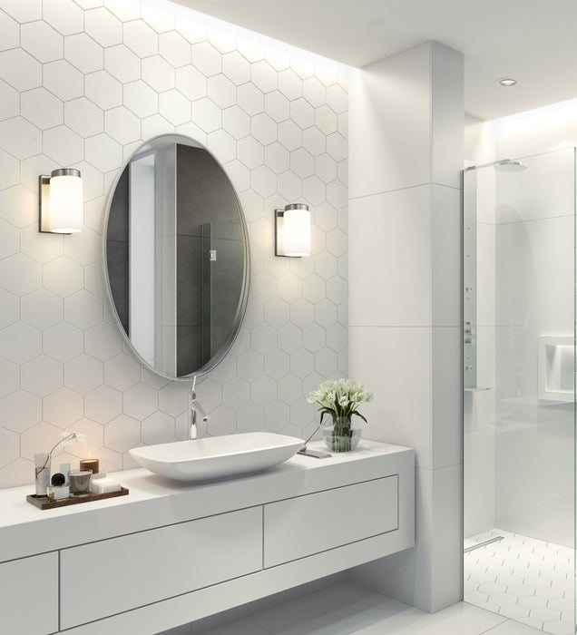 Wall Sconce Z-Lite 746-1S-BN Brushed Nickel Burk 1 Light Wall Sconce Z-Lite