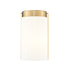 Wall Sconce Z-Lite 746-1S-LG Luxe Gold Burk 1 Light Wall Sconce Z-Lite