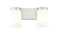 Vanity Z-Lite 746-2V-BN Brushed Nickel Burk 2 Light Vanity Z-Lite