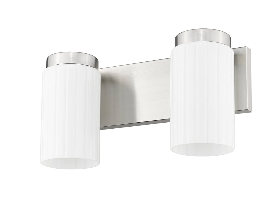 Vanity Z-Lite 746-2V-BN Brushed Nickel Burk 2 Light Vanity Z-Lite