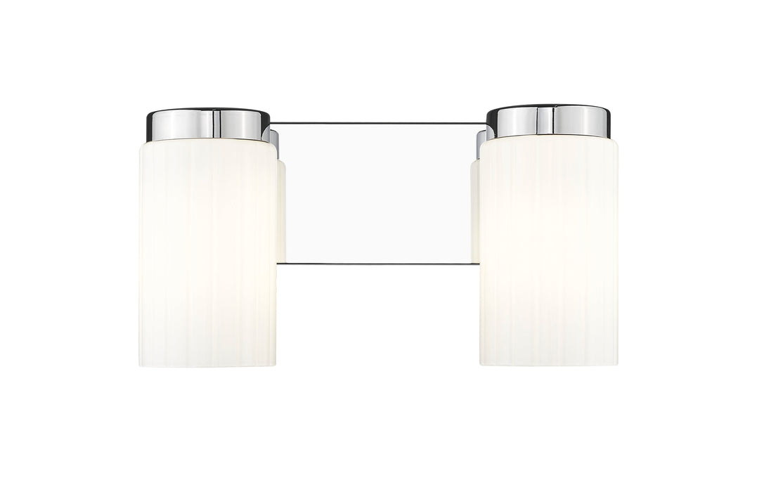 Vanity Z-Lite 746-2V-CH Chrome Burk 2 Light Vanity Z-Lite