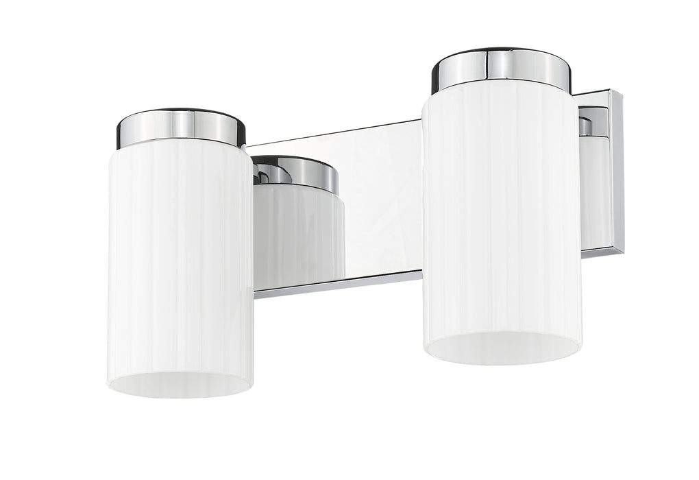 Vanity Z-Lite 746-2V-CH Chrome Burk 2 Light Vanity Z-Lite