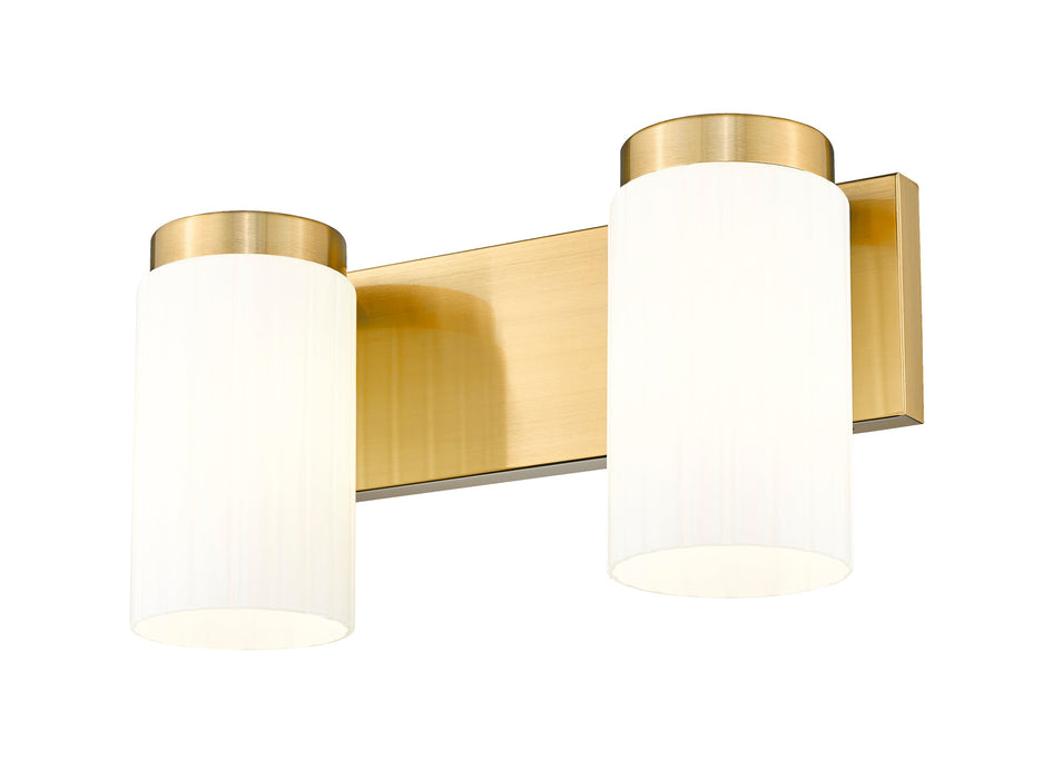 Vanity Z-Lite 746-2V-LG Luxe Gold Burk 2 Light Vanity Z-Lite
